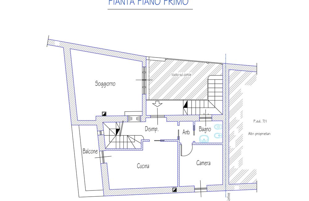 SOLUZIONE INDIPENDENTE A TIARNO DI SOTTO - Vendita Schiera di testa Ledro (fraz. Tiarno di Sotto)  Valle di Ledro