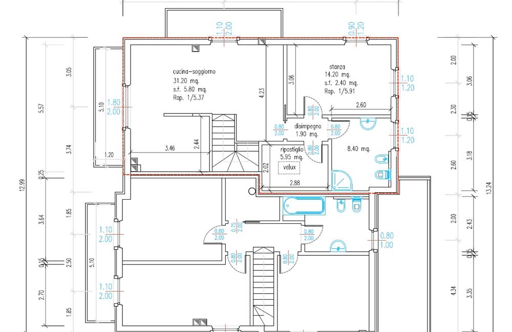 APPARTAMENTO SU DUE LIVELLI CON GARAGE, CANTINA E POSTO AUTO - Vendita Appartamento trilocale Ledro (fraz. Tiarno di Sopra) Valle di Ledro
