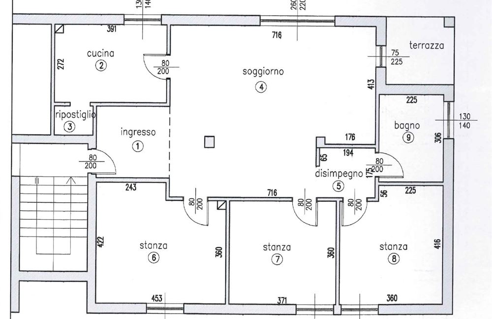 AMPIO APPARTAMENTO RISTRUTTURATO CON TRE CAMERE E TERRAZZO - Vendita Appartamento quadrilocale Ledro (fraz. Molina) Valle di Ledro