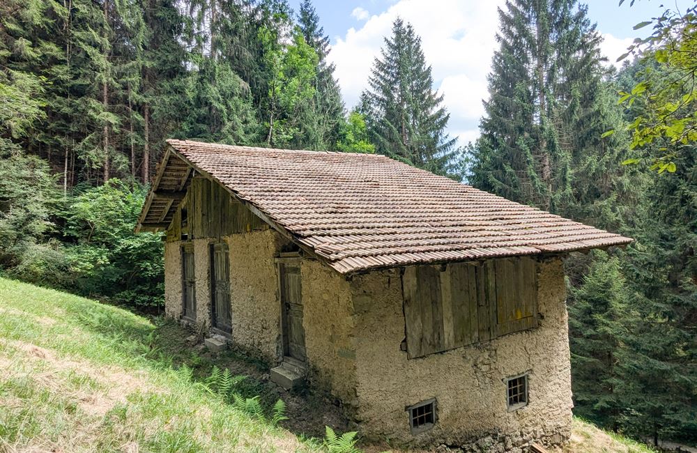 ANTICO FIENILE E TERRENI IN LOCALITA’ CROINA - Vendita Rustico Ledro (fraz. Tiarno di Sotto) Valle di Ledro