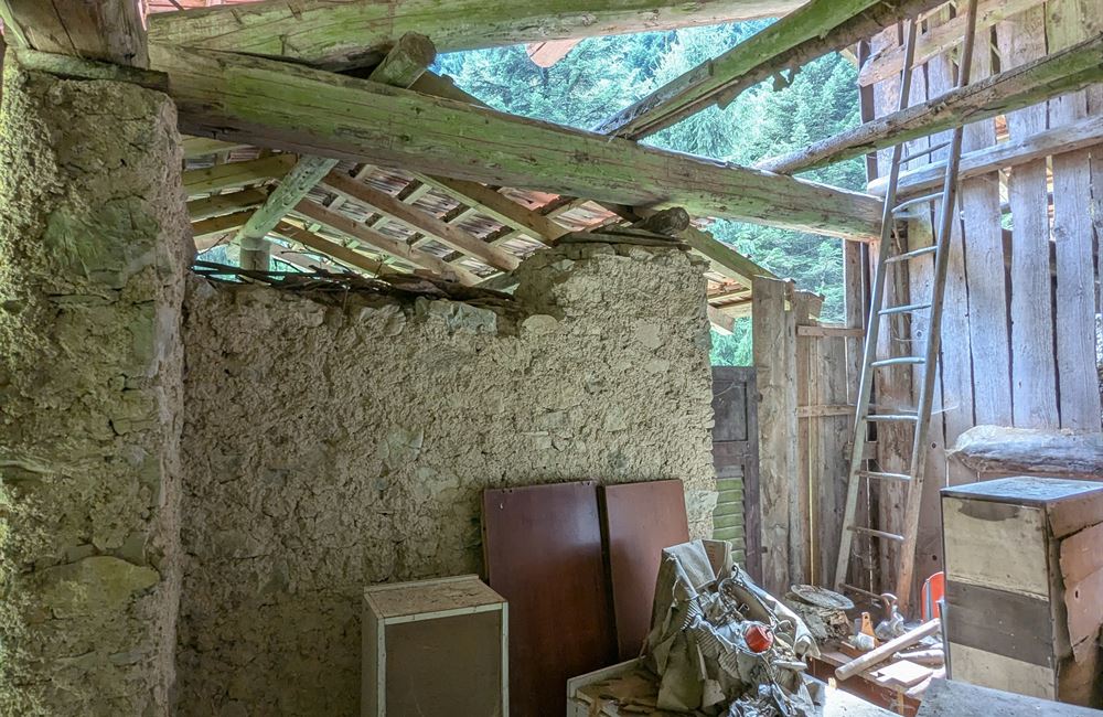 ANTICO FIENILE E TERRENI IN LOCALITA’ CROINA - Vendita Rustico Ledro (fraz. Tiarno di Sotto) Valle di Ledro