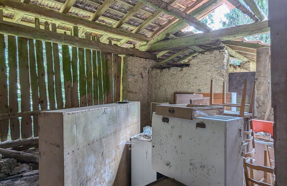 ANTICO FIENILE E TERRENI IN LOCALITA’ CROINA - Vendita Rustico Ledro (fraz. Tiarno di Sotto) Valle di Ledro