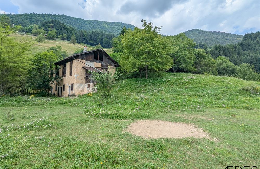PARTE DI ANTICO FIENILE E TERRENI IN POSIZIONE UNICA - Vendita Rustico Ledro (fraz. Tiarno di Sotto) Valle di Ledro