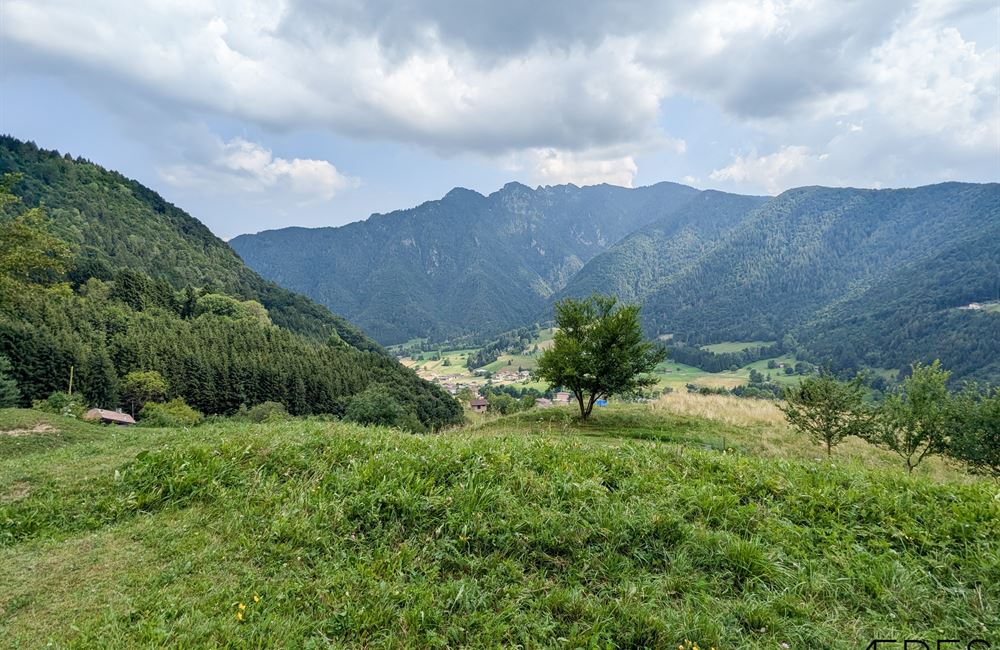 PARTE DI ANTICO FIENILE E TERRENI IN POSIZIONE UNICA - Vendita Rustico Ledro (fraz. Tiarno di Sotto) Valle di Ledro
