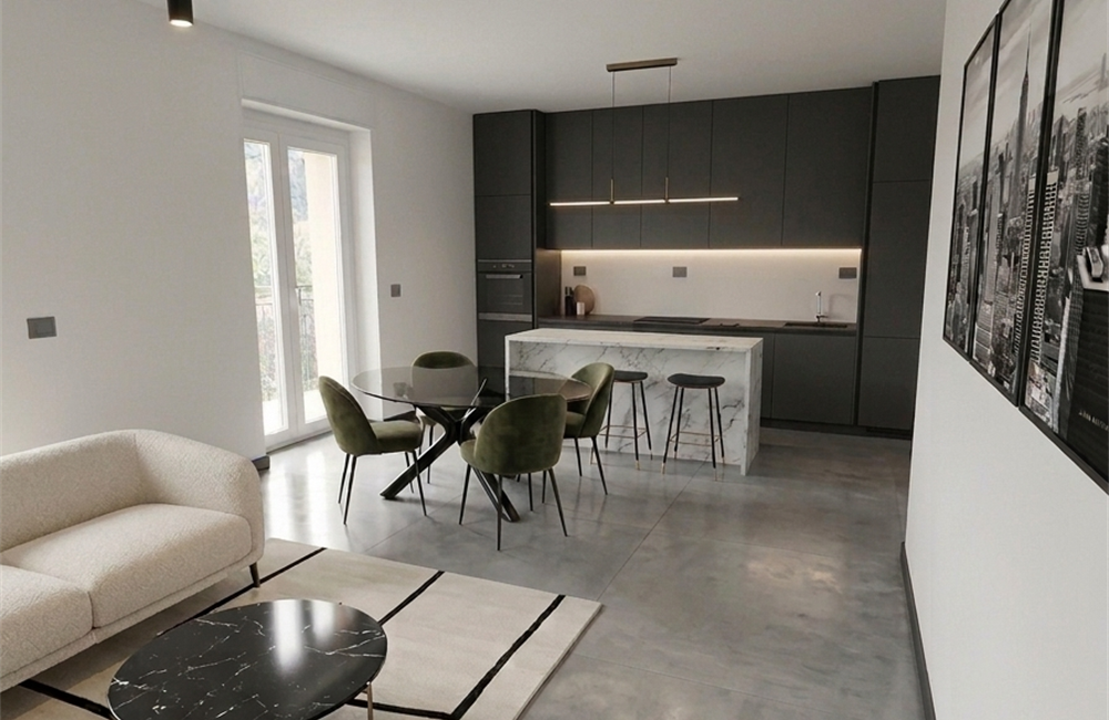 APPARTAMENTO QUADRILOCALE AD ARCO CON BALCONI, GARAGE E CANTINE - Vendita Appartamento quadrilocale Arco Lago di Garda