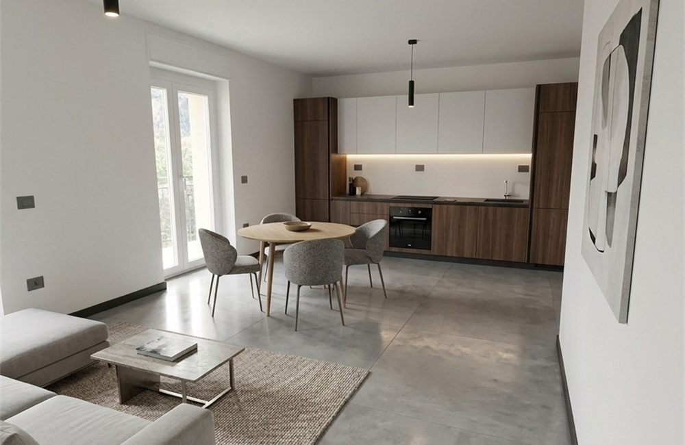APPARTAMENTO QUADRILOCALE AD ARCO CON BALCONI, GARAGE E CANTINE - Vendita Appartamento quadrilocale Arco Lago di Garda