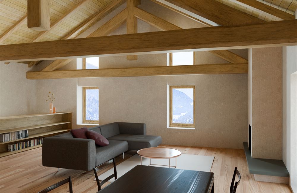 AMPIO SOTTOTETTO DA RISTRUTTURARE - Vendita Appartamento Ledro (fraz. Locca) Valle di Ledro