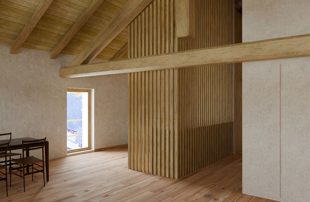 AMPIO SOTTOTETTO DA RISTRUTTURARE - Vendita Appartamento Ledro (fraz. Locca) Valle di Ledro